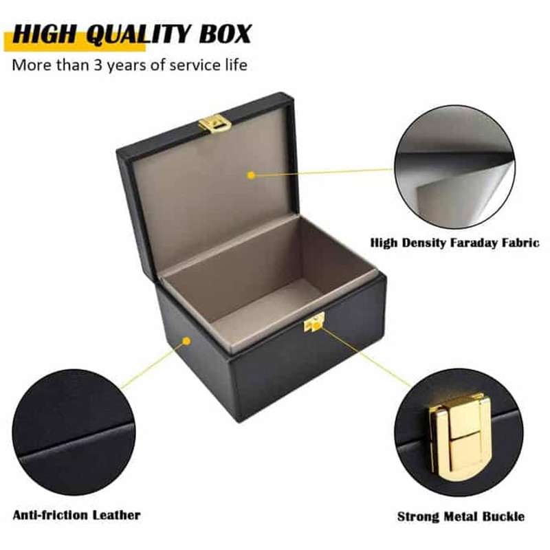 Killer Deals RFID Signal Blocking Anti-Theft Key Fob Faraday Protector Box