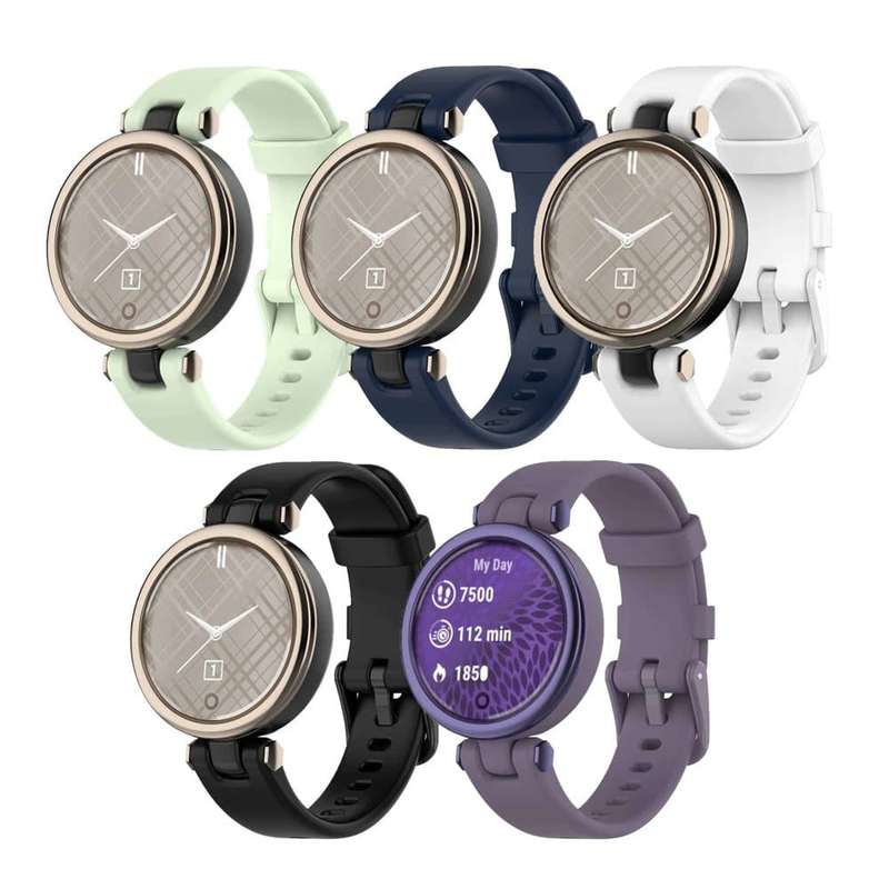 Garmin Lily Watch replacement silicone strap - White