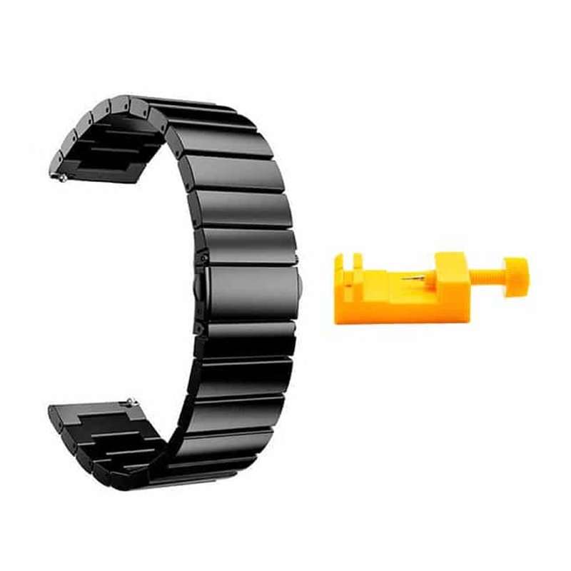 Killer Deals Stainless Steel Strap w/ Tool for Samsung Gear S2- Black