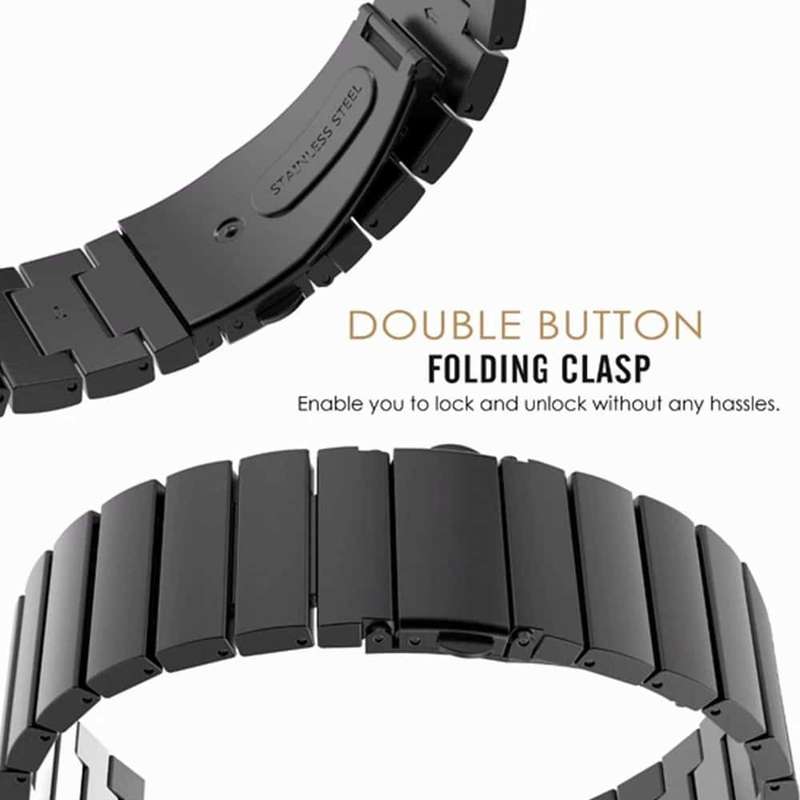 Killer Deals Stainless Steel Strap w/ Tool for Samsung Gear S2- Black