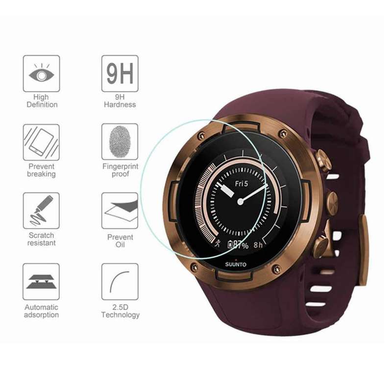 Killer Deals Tempered Glass Screen Protector for Suunto 5 Multisport x2 Combo