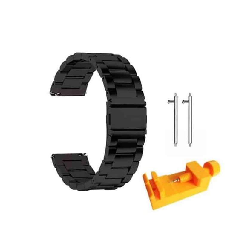 Killer Deals 20mm watch 3 links stainless -steel strap - Silver