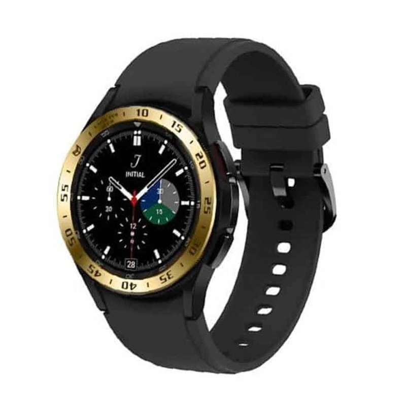 Killer Deals Stainless Steel Bezel for 44mm Samsung Galaxy Watch 4- Gold