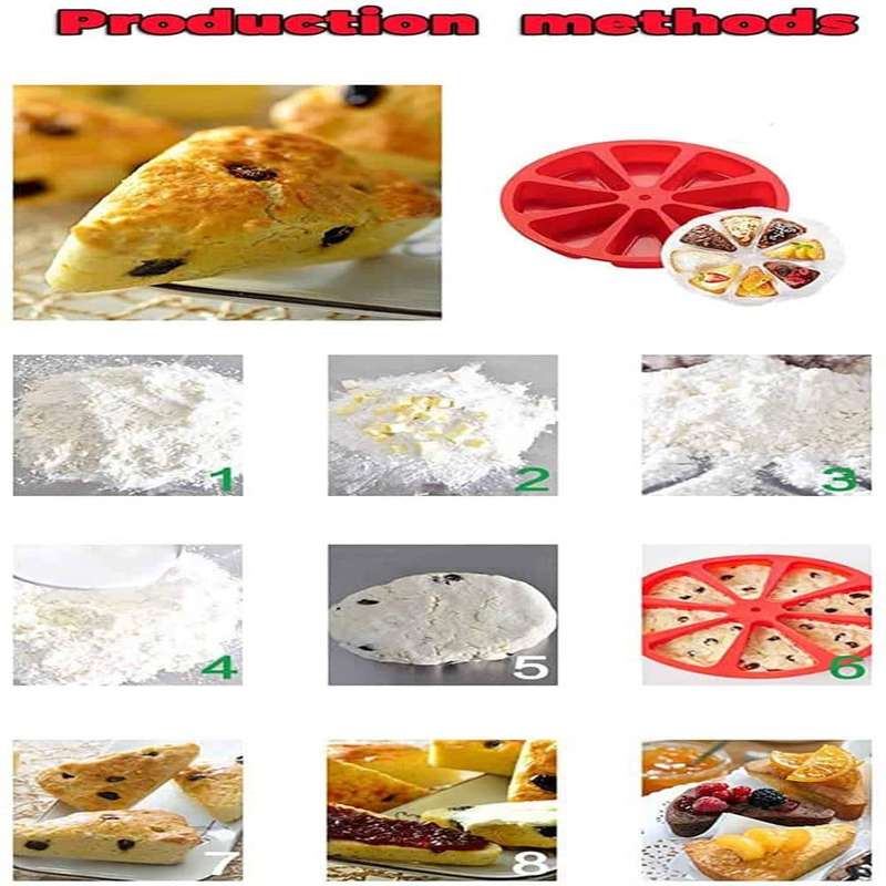 Killer Deals Triangle Dishwasher Safe Non-Stick Silicone Baking Cake Mould