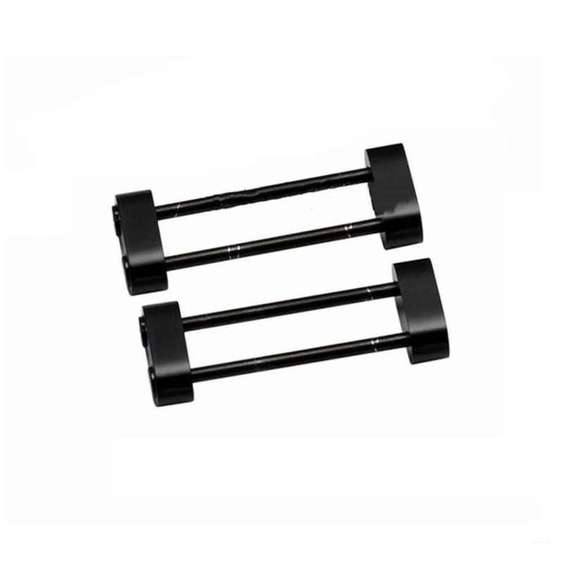 Killer Deals 24mm Stainless Steel Links Connector Lug Adaptors for Suunto Core - Black