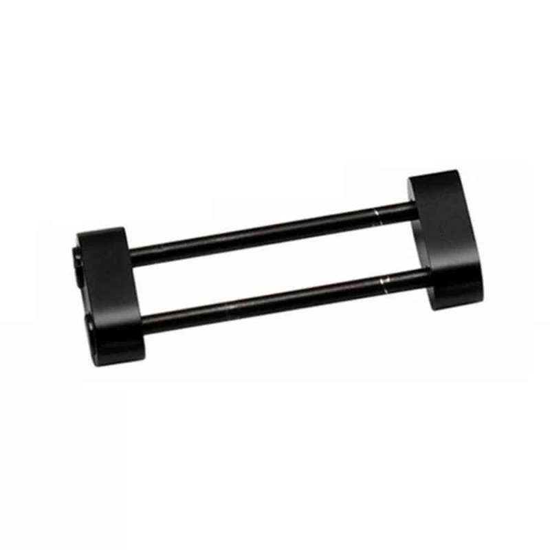 Killer Deals 24mm Stainless Steel Links Connector Lug Adaptors for Suunto Core - Black