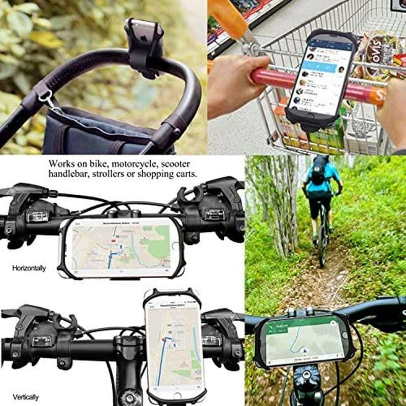 Action Mounts Cycling Bicycle Handlebar Silicone Smartphone Holder Mount