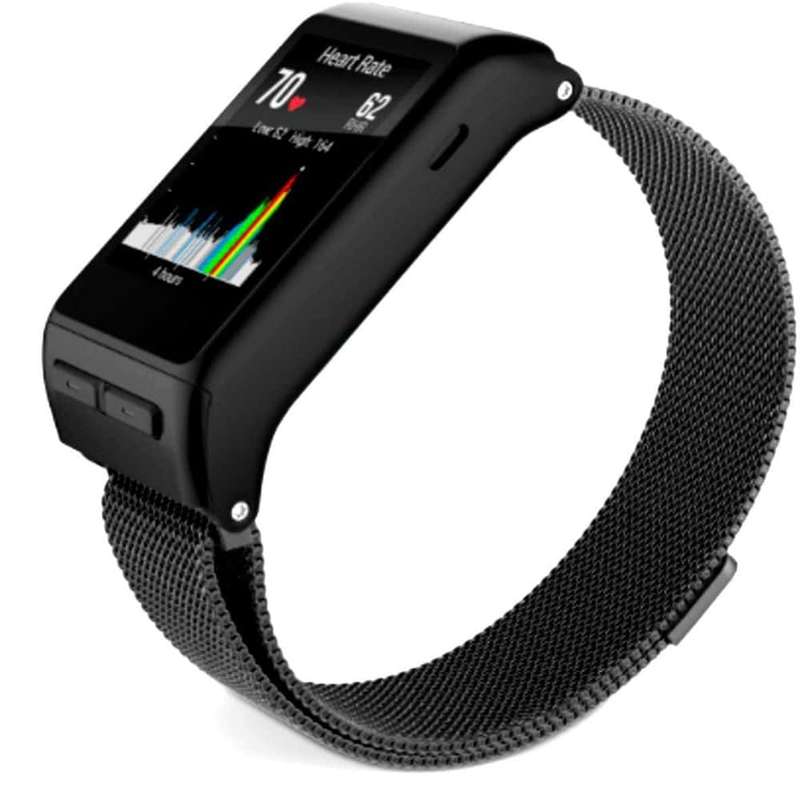 Killer Deals Stainless Steel Milanese Strap for Garmin Vivoactive HR- Black