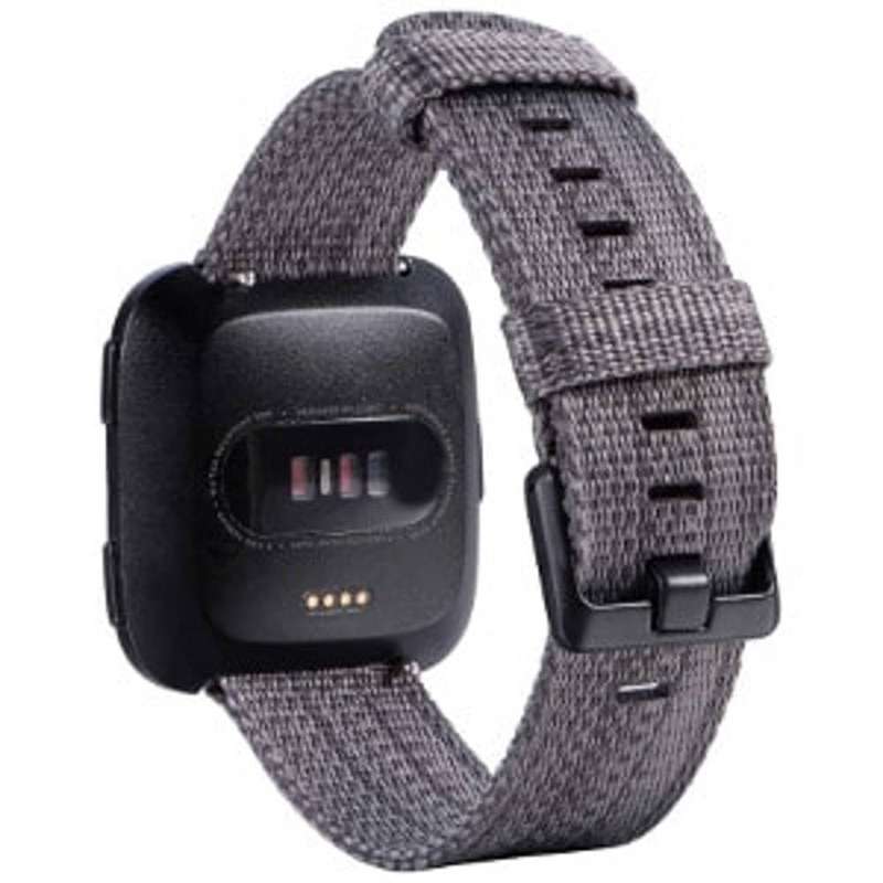Killer Deals Fitbit Versa/2/Lite/SE Canvas Nylon Replacement Strap - Purple