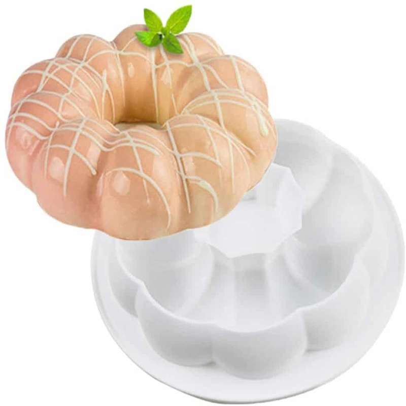 Killer Deals Dishwasher Safe Non-Stick Pumpkin Cake Silicone Baking Mould