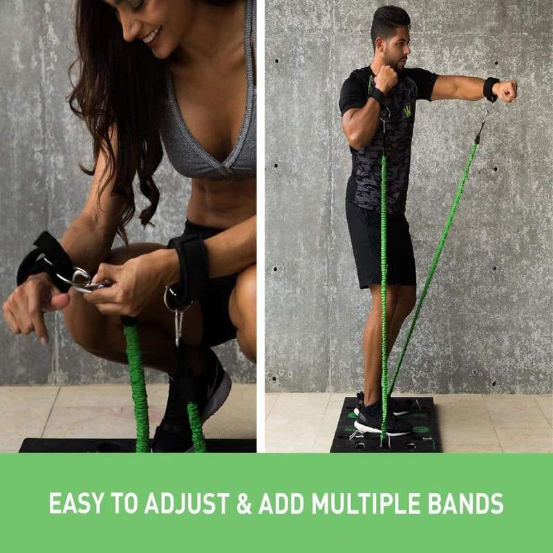 Full Body Portable Home Gym Resistance Exercise Workout System