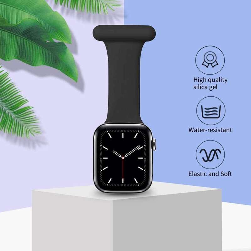 Killer Deals Doctor/Medic/Nurse Silicone Watch Holder/Fob for 42/44/45mm Apple Watch