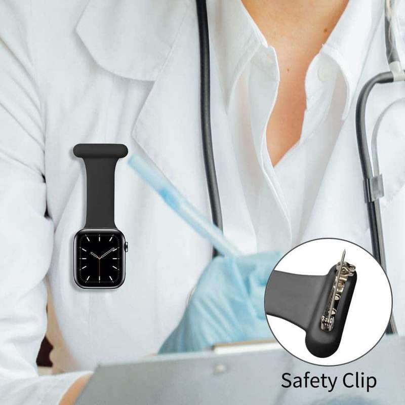 Killer Deals Doctor/Medic/Nurse Silicone Watch Holder/Fob for 42/44/45mm Apple Watch
