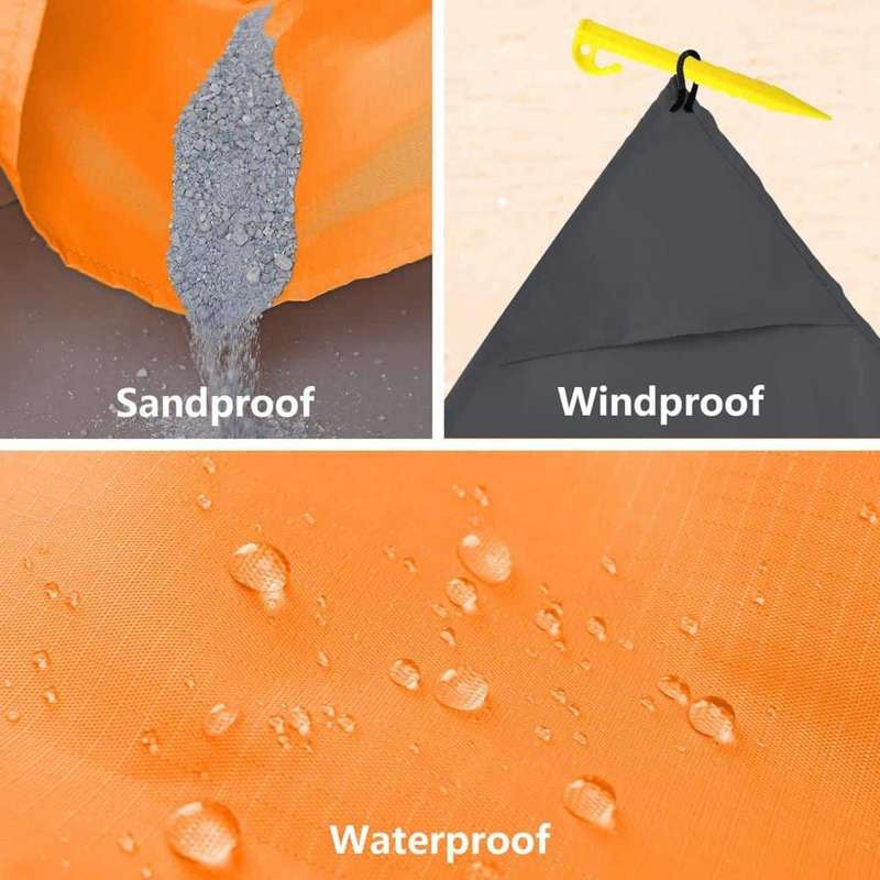 Killer Deals Camping Sand-Free Waterproof Beach Blanket 2m x 2.5m x2 - Combo