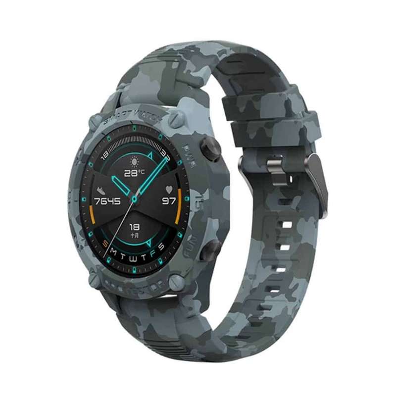Killer Deals Silicone Strap + Protective Case for Huawei GT2 - Camo