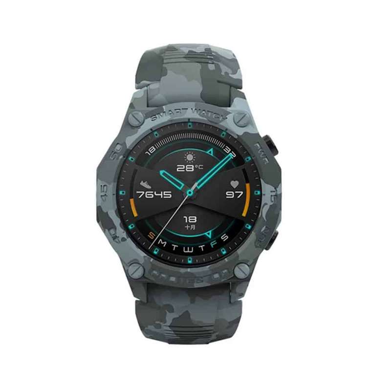 Killer Deals Silicone Strap + Protective Case for Huawei GT2 - Camo