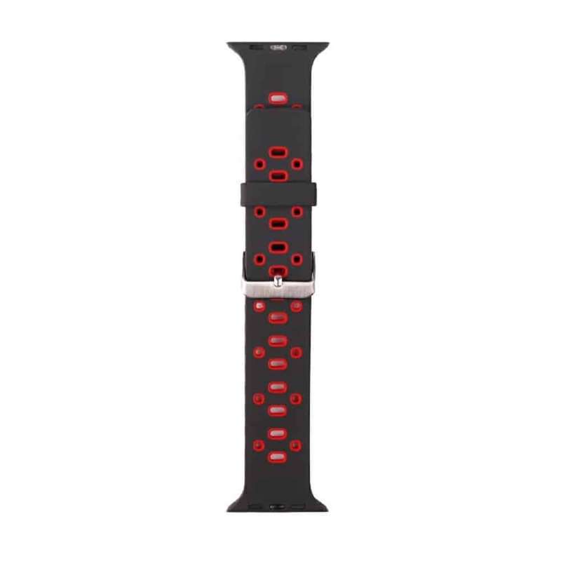Killer Deals Sporty Silicone Strap for 42/44/45/49mm Apple Watch- 3-Colour Combo