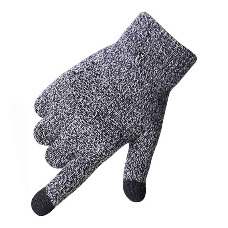 Killer Deals Unisex Winter Knit Thermal Fleece Anti-Slip Texting Gloves