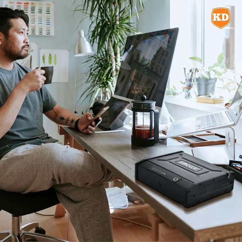 Killer Deals Lockly Home Smart Safe with Wi-Fi & Fingerprint Scanner & PIN