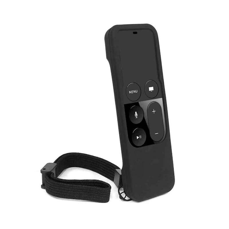 Silicone Remote Case for Apple TV 4K 32GB/64GB- Black x2 Combo
