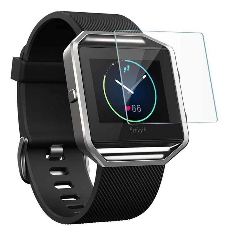 Killer Deals 34mm No-Scratch Tempered Glass Screen Protector for Fitbit Blaze x3 Combo