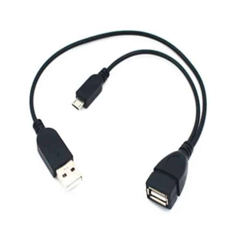 Female USB to Male USB/Micro USB OTG Data Transfer Cable/Connector/Adaptor