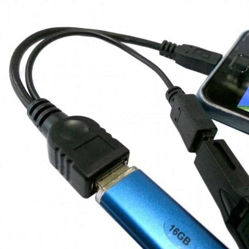 Female USB to Male USB/Micro USB OTG Data Transfer Cable/Connector/Adaptor