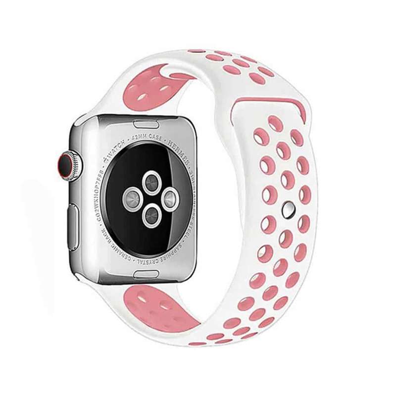 Killer Deals Silicone Strap for 38/40/41mm Apple Watch (S/M) - Frost Blue & Blue