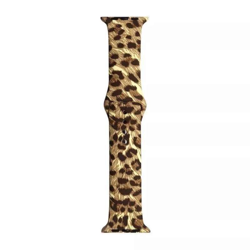 Killer Deals 38/40/41mm Apple Watch Silicone Strap - Cheetah Print (M-L)