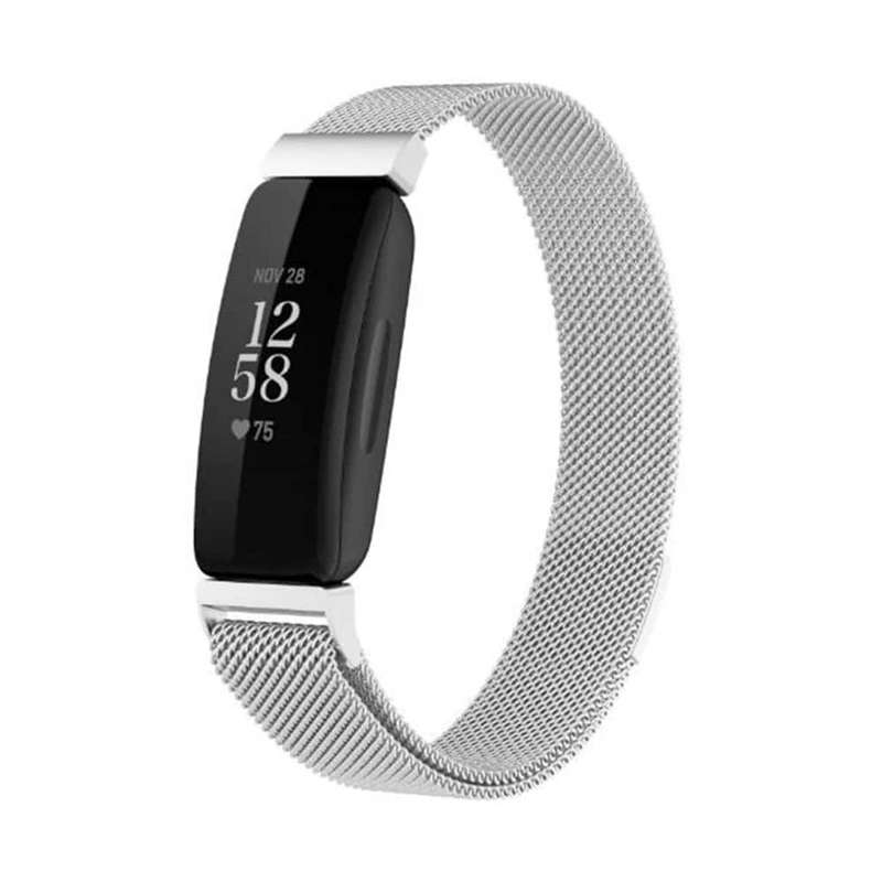 Killer Deals Fitbit Inspire 2 Milanese stainless-steel strap - Silver (S-M)
