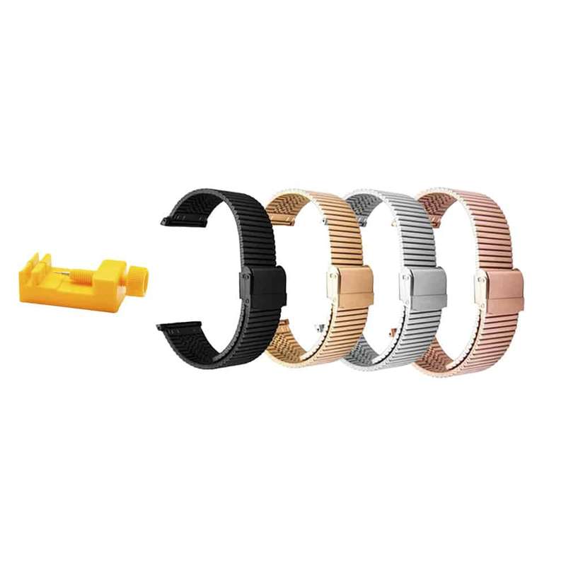 Killer Deals Stainless steel strap for 38/40/41mm Apple Watch - Black + Link removal tool