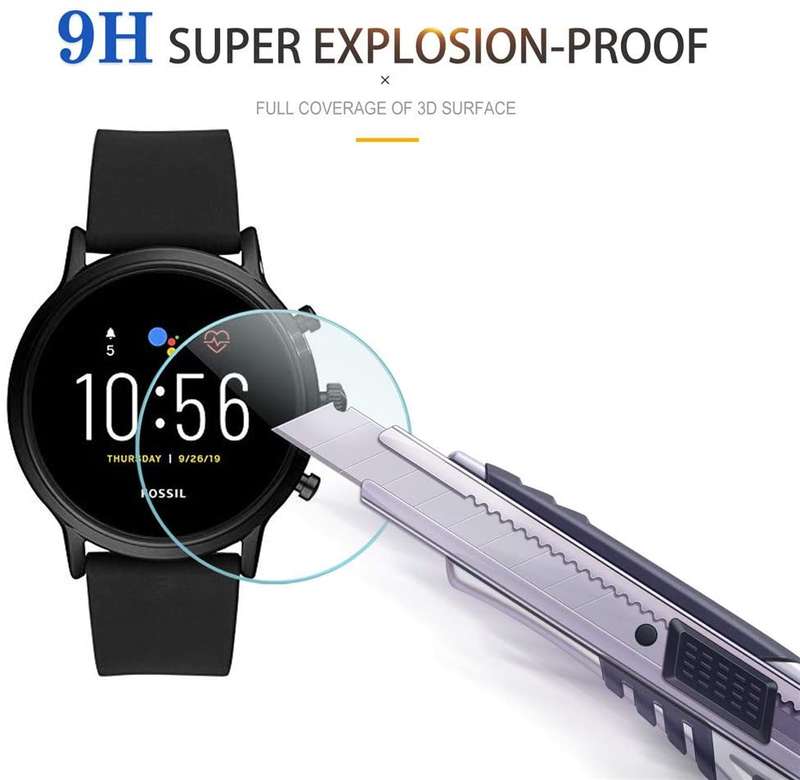 Killer Deals Fossil Gen 5 Carlyle replacement tempered glass screen protector x3 Combo