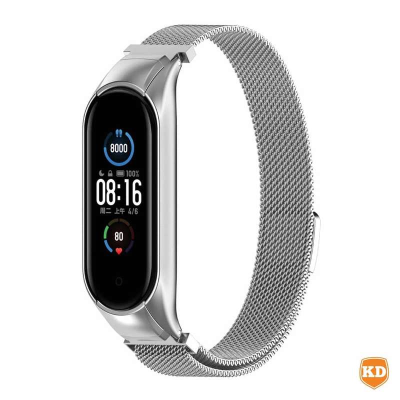 Killer Deals Milanese Strap for xiaomi Band 3/4 - Silver