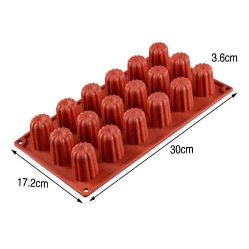 Killer Deals Dishwasher Safe Non-Stick Silicone Canele Baking Mould
