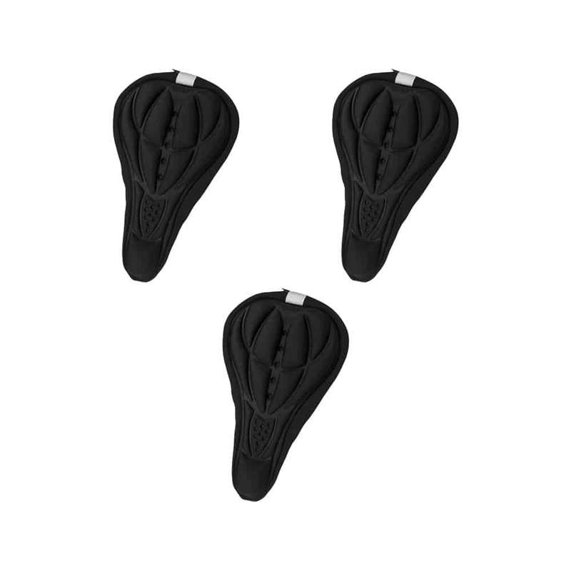 Killer Deals Indoor/Outdoor Bicycle/Riding Memory Foam Ergonomic Replacement Seat x3 - Combo