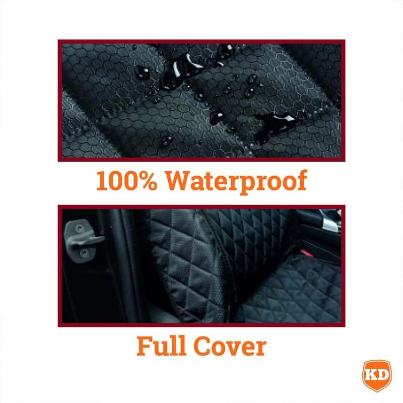Killer Deals Waterproof Front Seat Scratchproof Dog Protective Car Cover x2 Combo