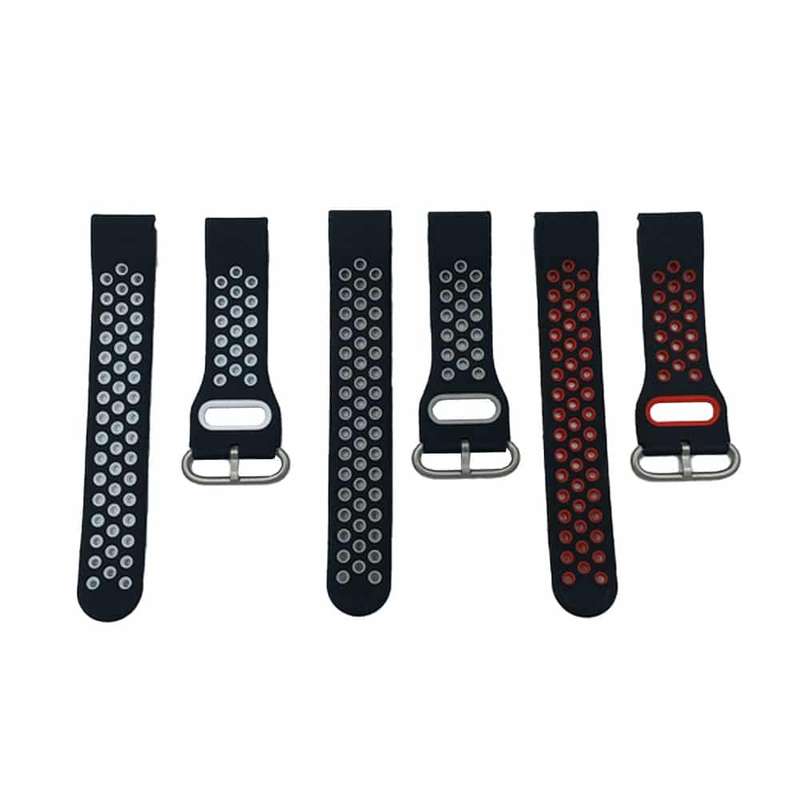 Killer Deals Quick Release silicone band for Garmin fenix 5S(20MM) - Black+Red