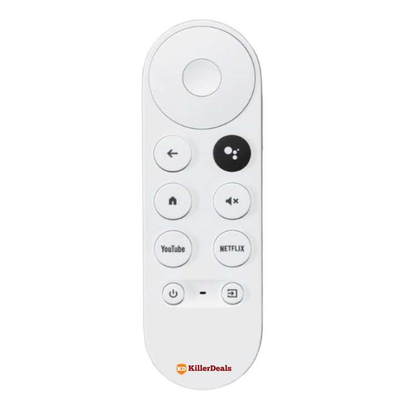 Killer Deals Generic Remote Control for Chromecast with Google TV 4K HDR Snow