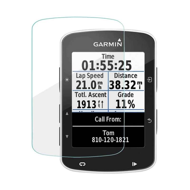 Killer Deals Anti-Shatter Tempered Glass Screen Protector for Garmin Edge 520 x2 Combo