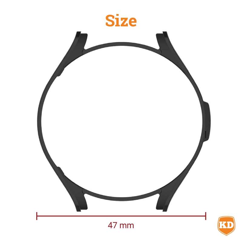 Killer Deals PC Hollow Case for samsung galaxy watch 6 Classic - 47MM Clear