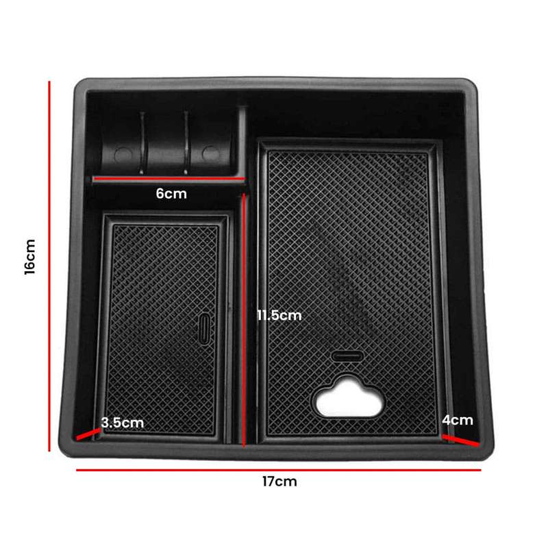 Car Central Console Storage Bin Organiser for Toyota-2005-2015