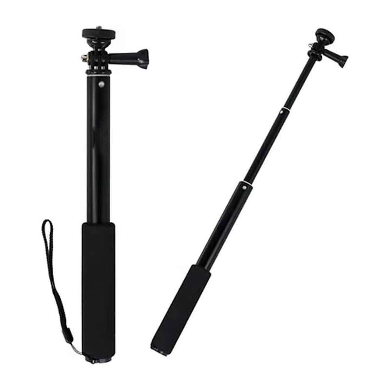Action Mounts GoPro Action Camera Extendable Selfie Stick Monopod- 1m