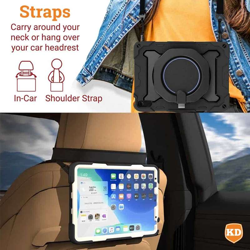 Protective Cover with Strap for iPad 10th Gen 2022 10.9"