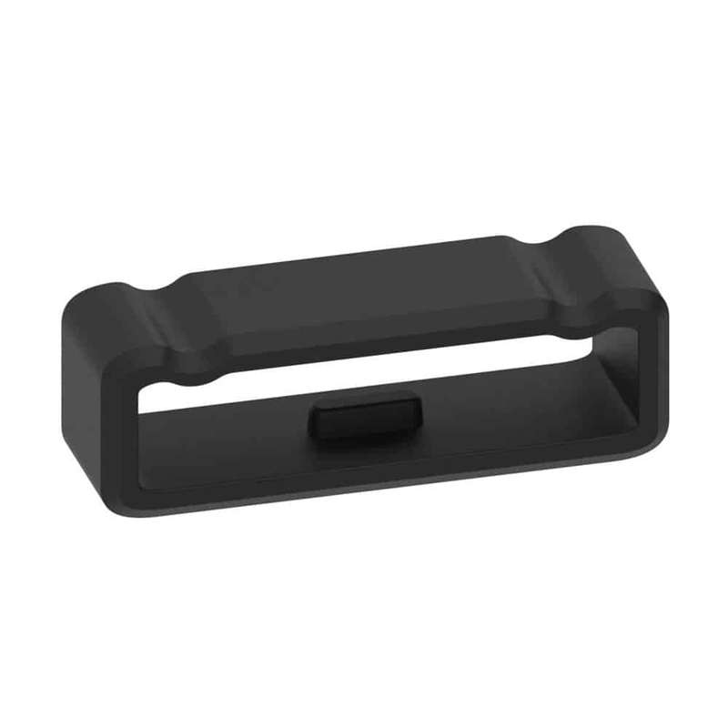 Killer Deals 26mm Universal Watch Silicone Strap Loop Keepers (x4)- Black