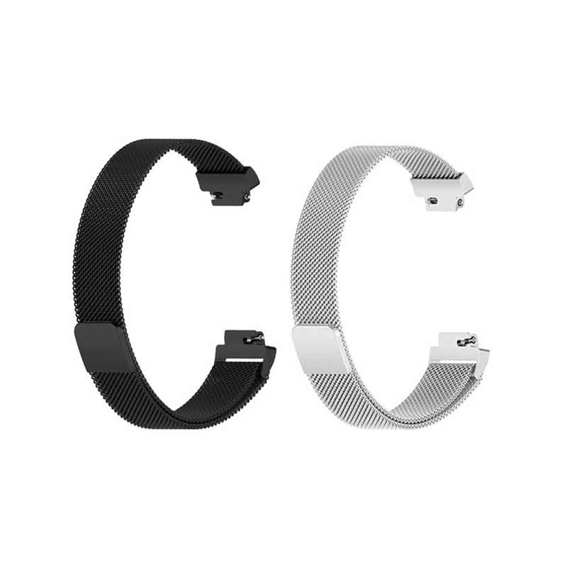 Killer Deals Milanese Stainless Steel Strap for Fitbit Inspire 2 (M/L)- Gold/Rose Gold Combo