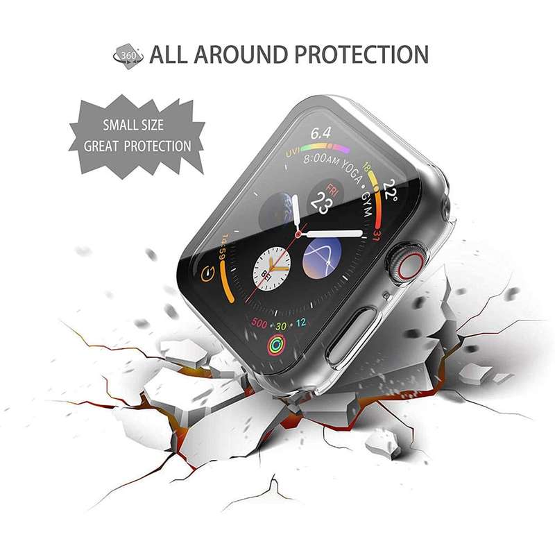 Killer Deals PC Protective Case & Glass Screen Protector for 42mm Apple Watch