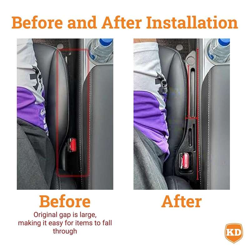 Killer Deals Universal Car Seat Anti-Drop Gap Filler 2 Pack