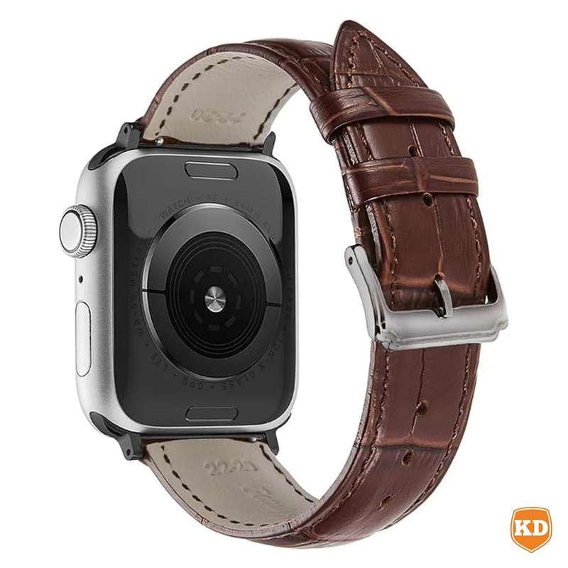 Killer Deals Stylish Leather Strap for Apple iWatch 42/44/45/49mm - Brown