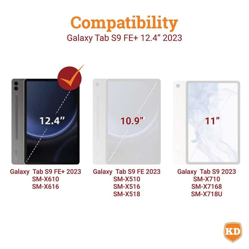 Protective Cover Case with Strap for Samsung Galaxy Tab S9