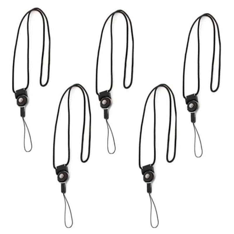 Killer Deals Rotating Nylon Lanyard for Cell Phone/ Keys/ ID Card/ USBs x5 - Combo